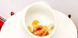 Cocina con Gamba de Dénia